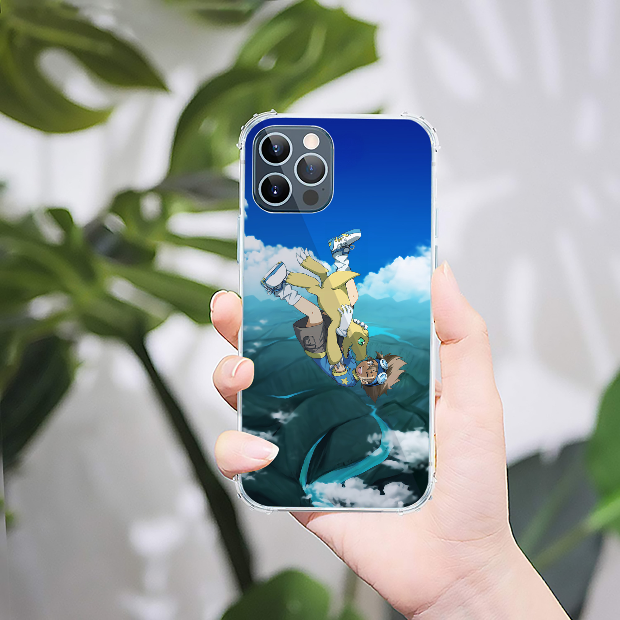 （画像用） Digimon デジタルモンスター/デジモン 【iPhone 12シリーズ対応】透明スマホケース（クリアソフトケース）